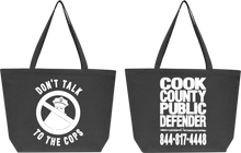 Load image into Gallery viewer, Elvis &amp; Myrtle - Don&#39;t Talk Tote Bag
