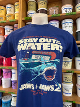 Load image into Gallery viewer, Mahoning Drive-in - STAY OUT OF THE WATER Jaws Event tee *PREORDER*
