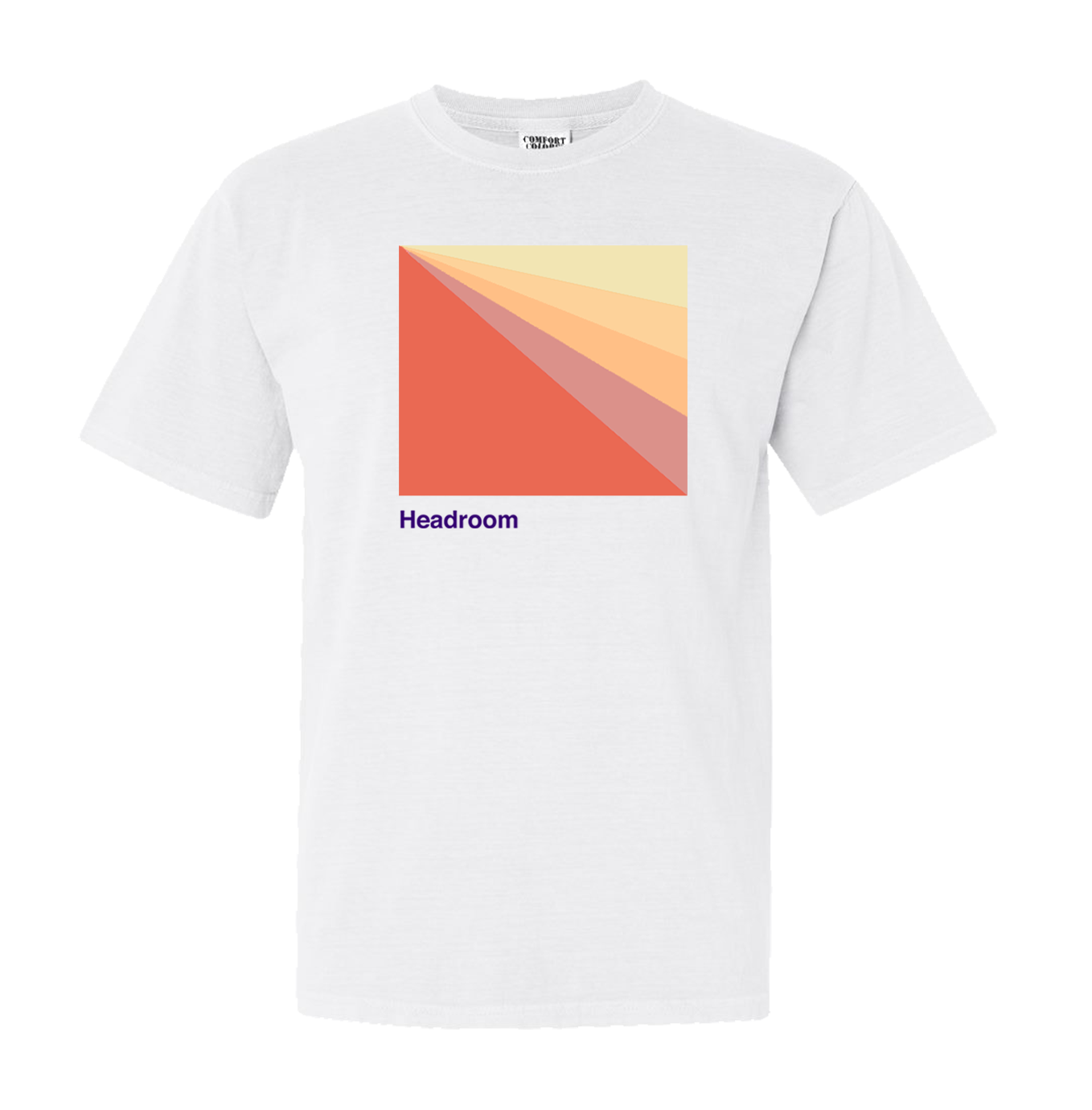 Headroom - Square t-shirt - white – Merch Bin