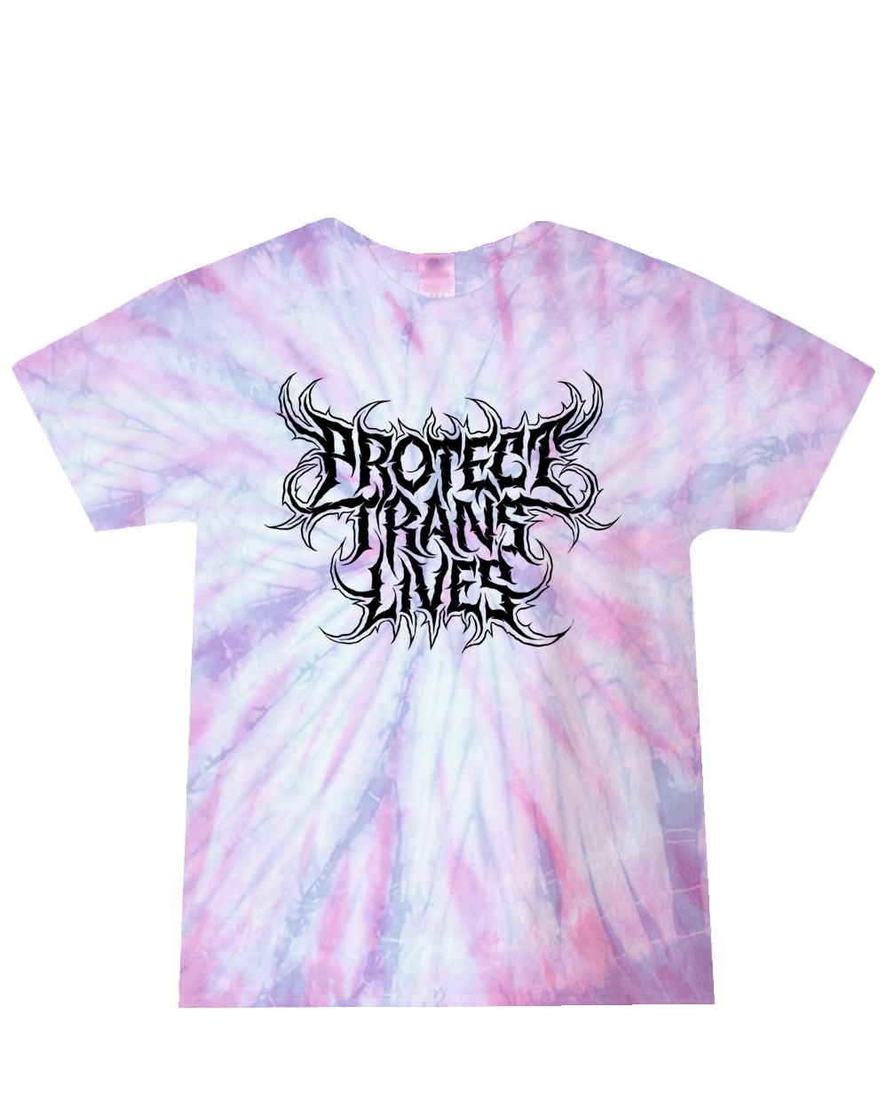 Til The End - Protect Trans Lives Tie Dye Tee